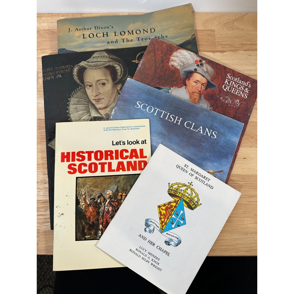 Vintage Scotland Tourism Booklets Jarrod/Dixon History Heritage Lot of 6